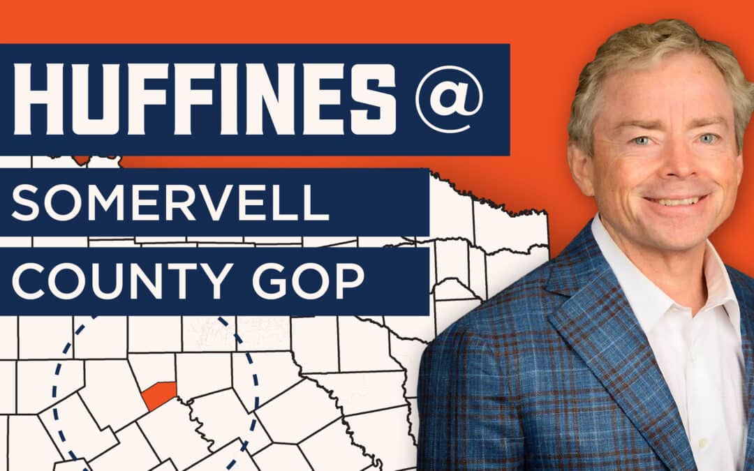 Huffines at Somervell County GOP