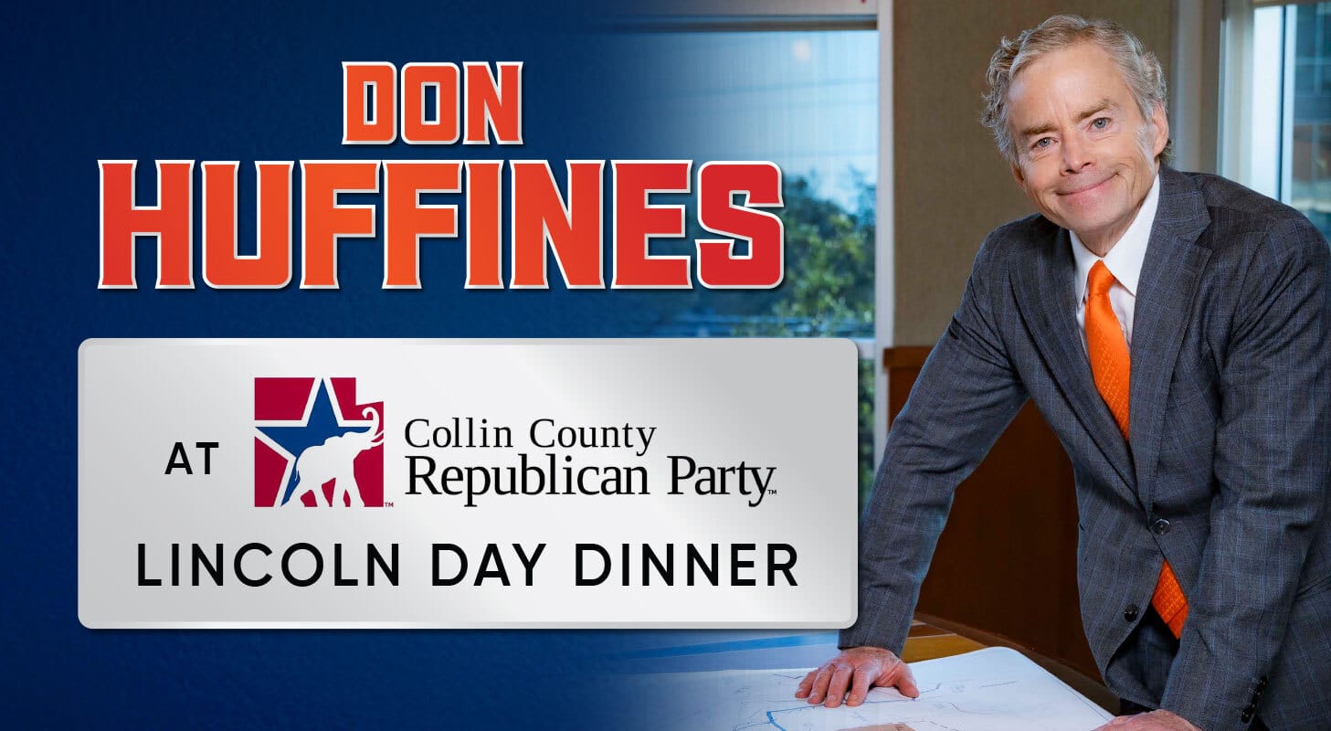 Don Huffines At Lincoln Day Dinner