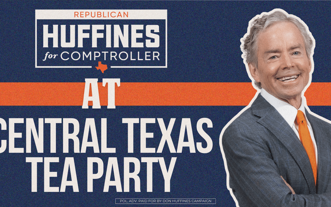 Huffines at Central Texas Tea Party