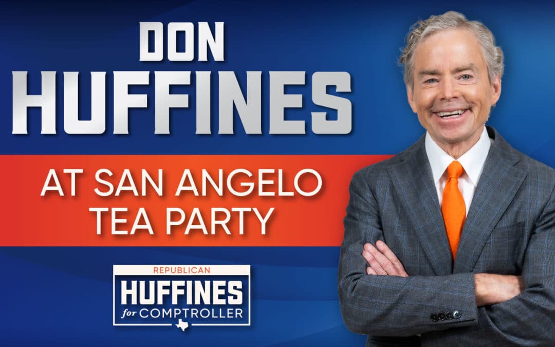 Huffines at San Angelo Tea Party