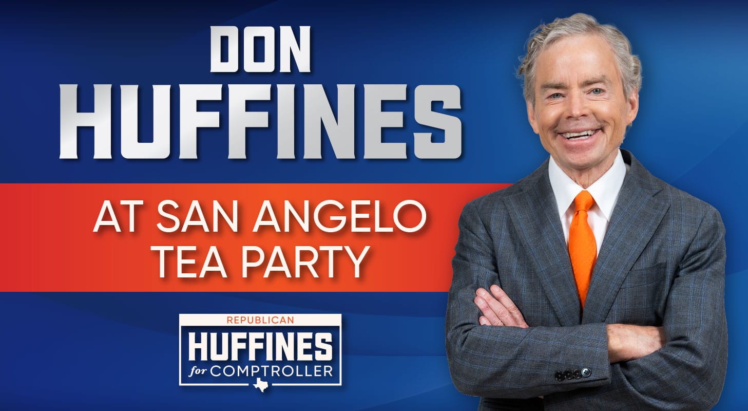 Huffines at San Angelo Tea Party