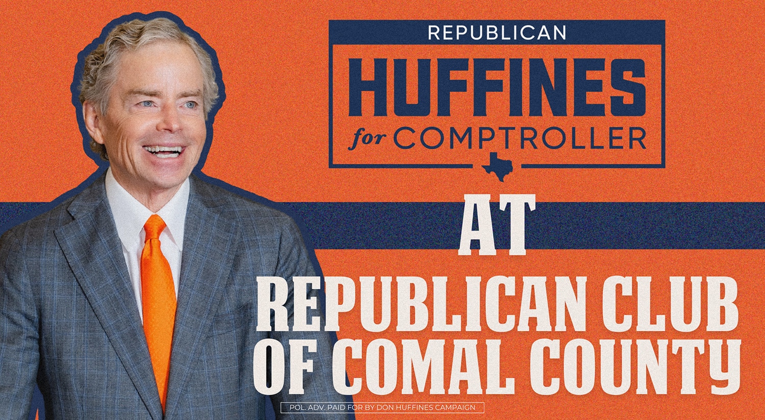 Huffines at Republican Club of Comal County