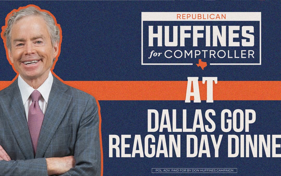 Huffines at Dallas GOP Reagan Day Dinner