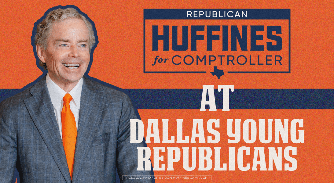 Huffines at Dallas Young Republicans