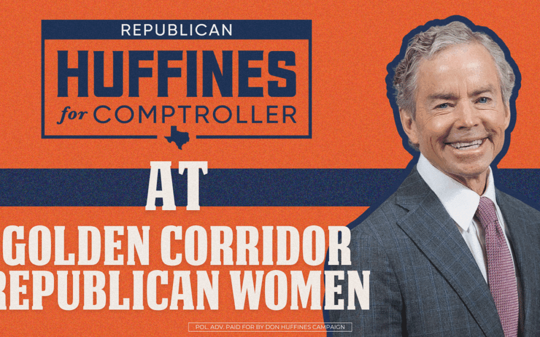 Huffines at Golden Corridor Republican Women