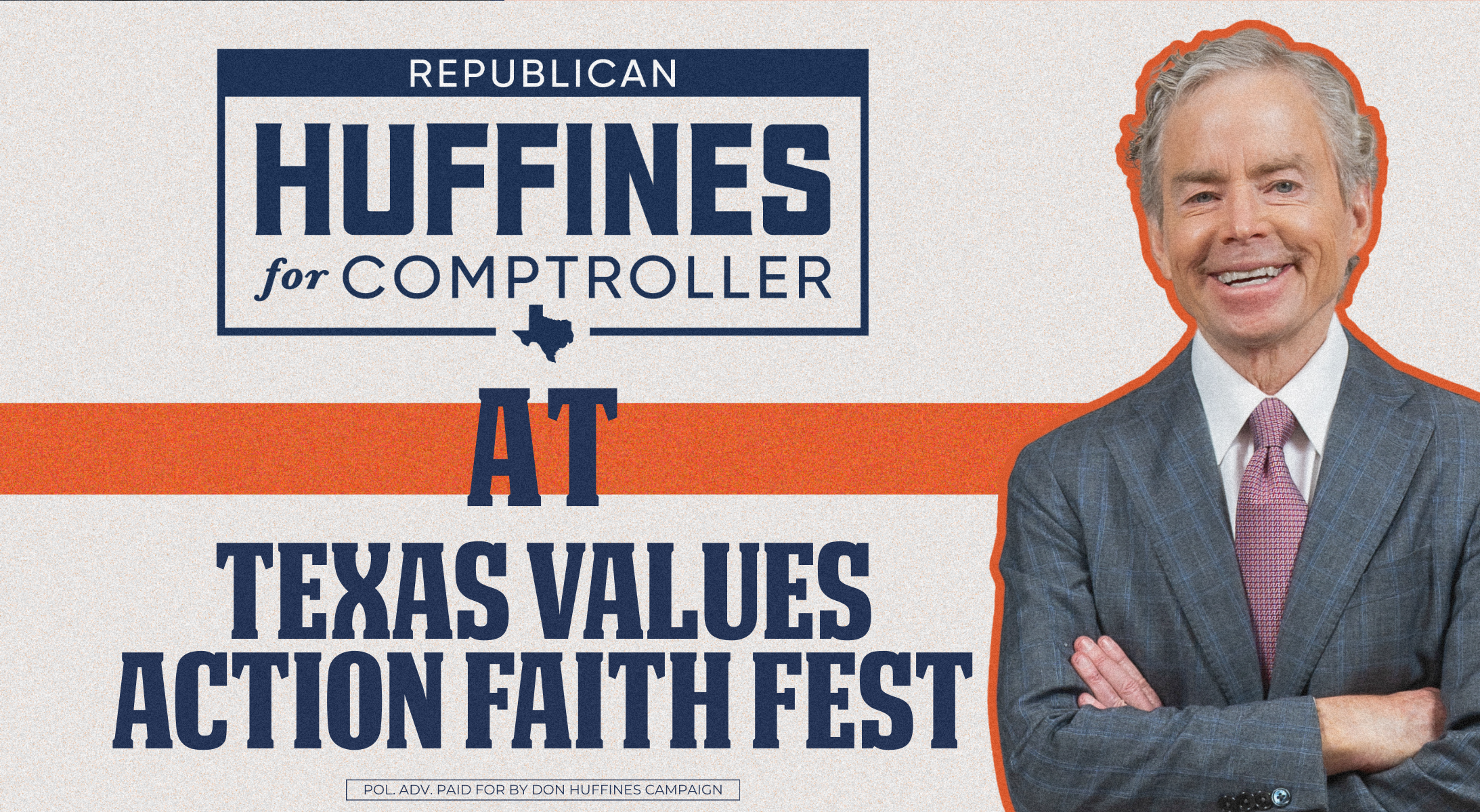 Don Huffines at Texas Values Action Faith fest