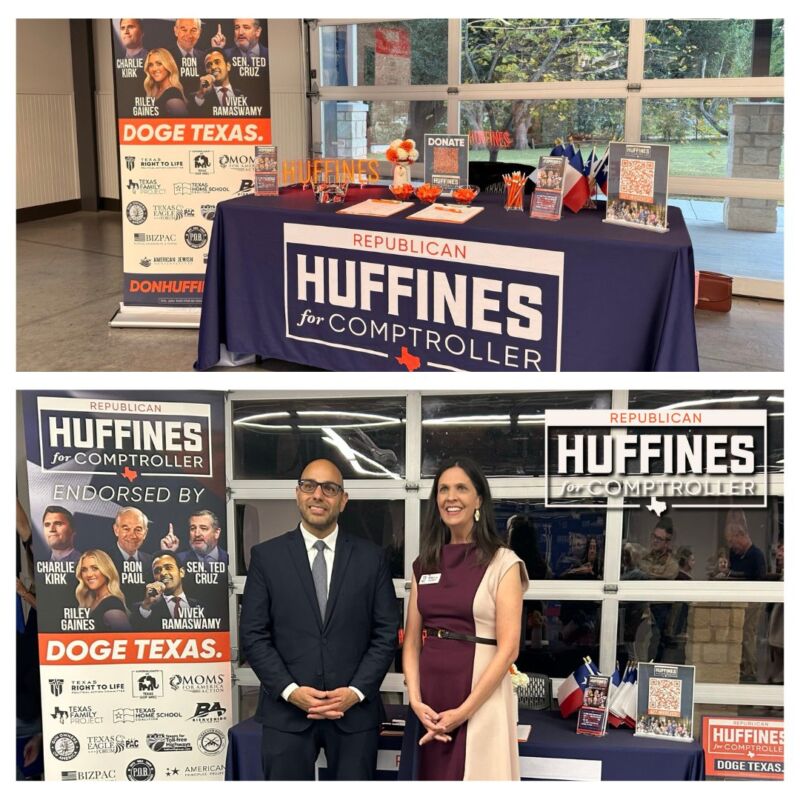 Image for the Tweet beginning: .@DonHuffines was honored to sponsor