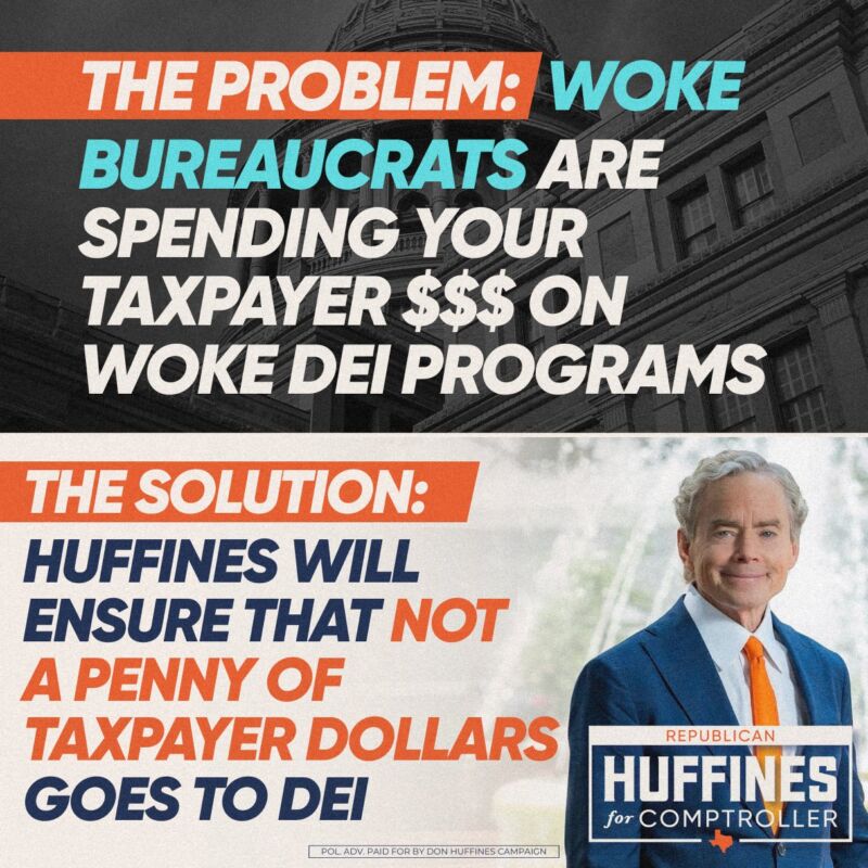 Image for the Tweet beginning: .@DonHuffines will fight to eliminate