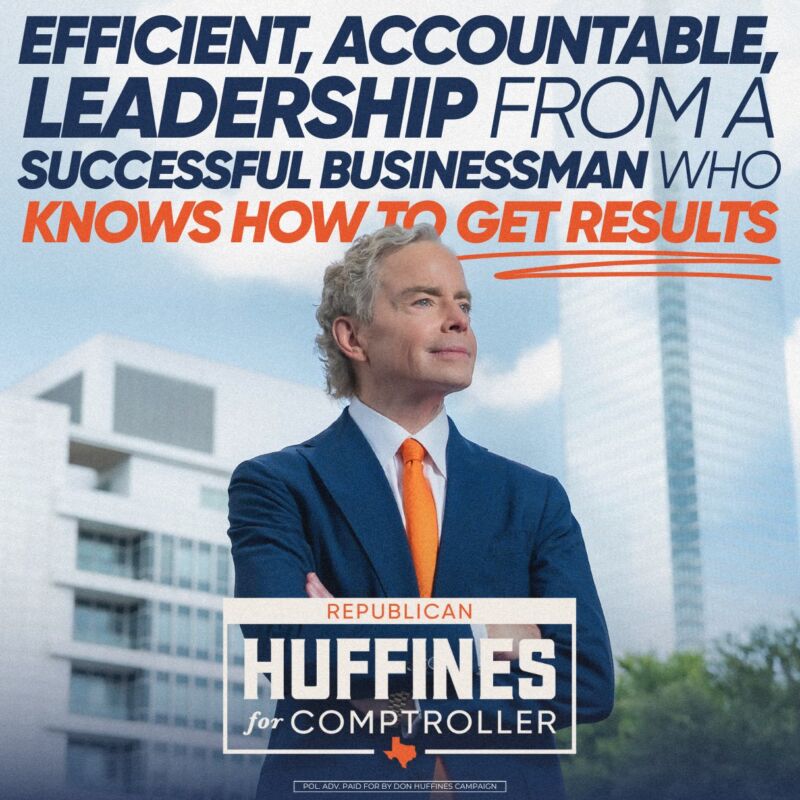 Image for the Tweet beginning: .@DonHuffines is a successful businessman